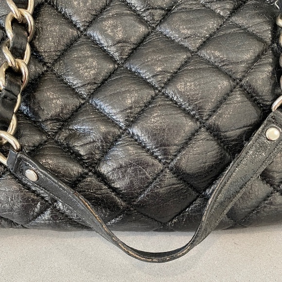 Kate Spade Sparkly Black Quilted Leather Bag - Picture 4 of 7